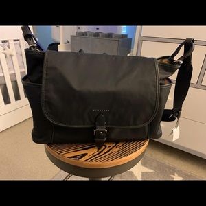 Black Authentic Burberry diaper bag.
